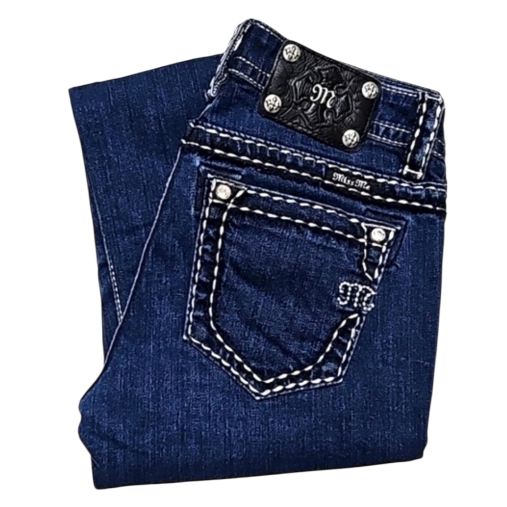 Miss Me Mid-Rise Skinny Jeans. Women's: Waist 28x30 Inseam. - Picture 2 of 11